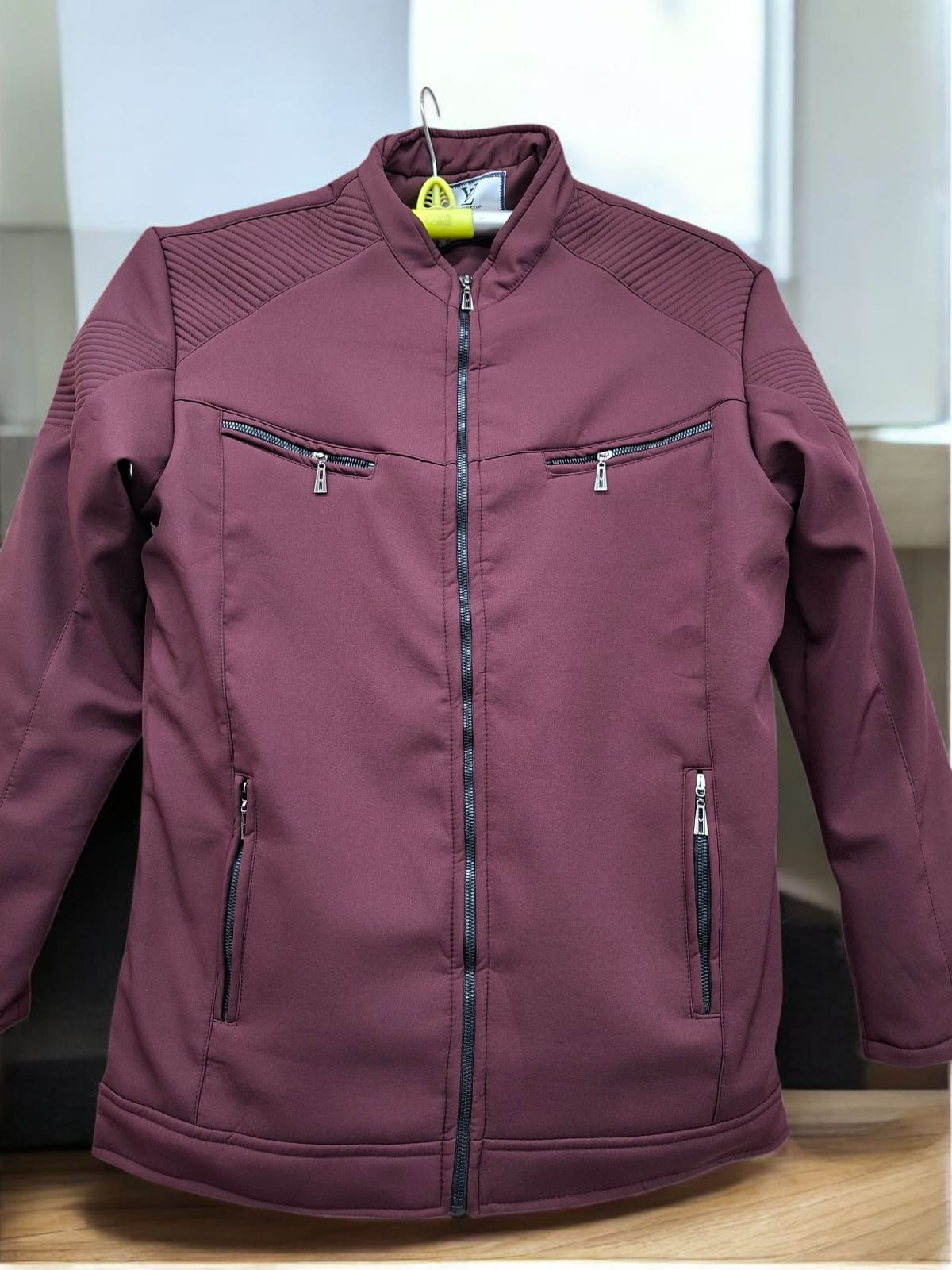 WhatsApp Image 2025-11-16 at 20.51.37 চায়না শেরফা জ্যাকেট - মেরুন কালার - Image 1