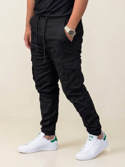 twill joggers - Z-Black