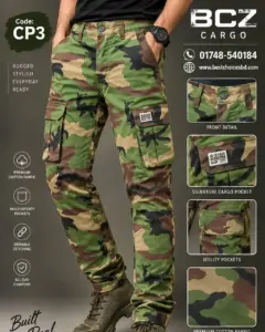 Camo Cargo Pant for Men – Classic Camo (CP3)