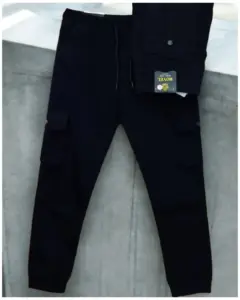 Cotton Joggers for Men – Black