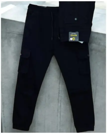 Cotton Joggers for Men – Black