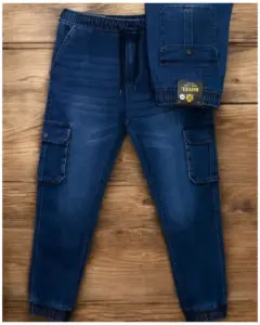 Cotton Joggers for Men – Blue